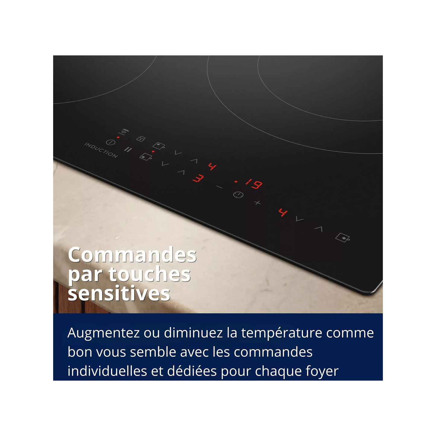 Plaque induction ELECTROLUX EIT60336CT SaphirMatt SE DUMANOIR