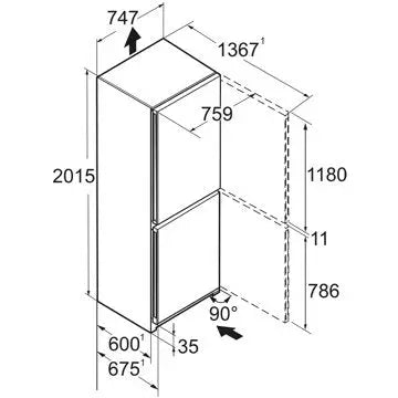 Réfrigérateur combiné LIEBHERR CNsfd7723