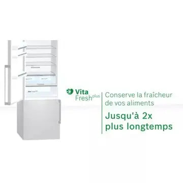 Réfrigérateur combiné encastrable BOSCH KIV87MSEO Serenity Eco Airflow