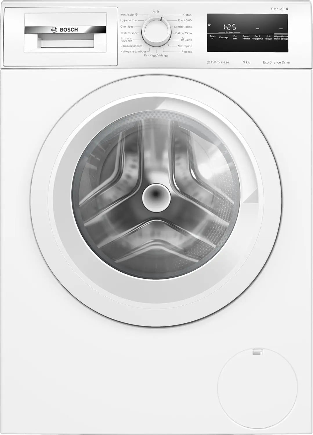 Bosch WAN28209FR, Série 4, Lave linge hublot, 9 kg, 1400 trs/min, Blanc [Classe énergétique A] DUMANOIR