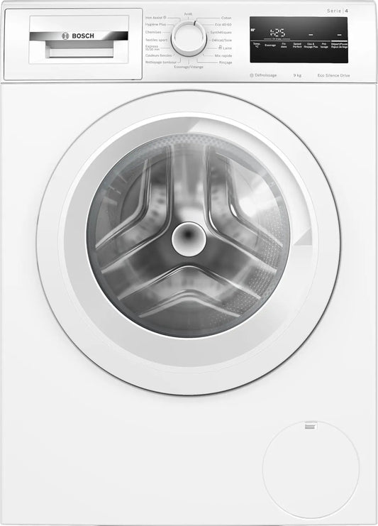 Bosch WAN28209FR, Série 4, Lave linge hublot, 9 kg, 1400 trs/min, Blanc [Classe énergétique A] DUMANOIR