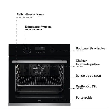 Four encastrable MIOGO MOP721PR2 Airfry DN ELECTRO