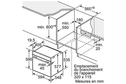 Four encastrable Siemens HR776G3B1 DUMANOIR