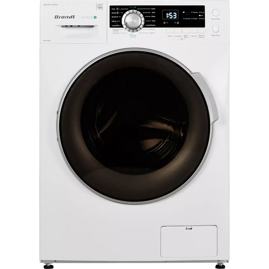 Lave linge hublot BRANDT WFB124QW HYGIENE + DUMANOIR