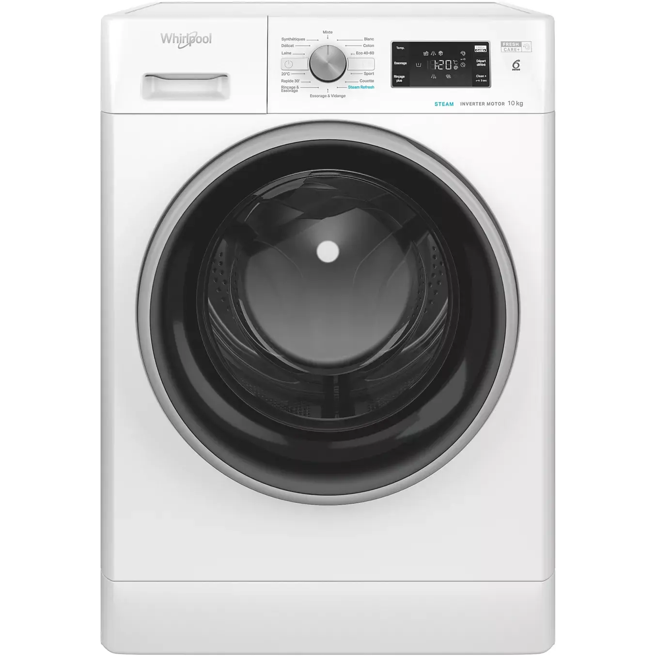 Lave linge hublot WHIRLPOOL FFBD10469BSVFR DUMANOIR
