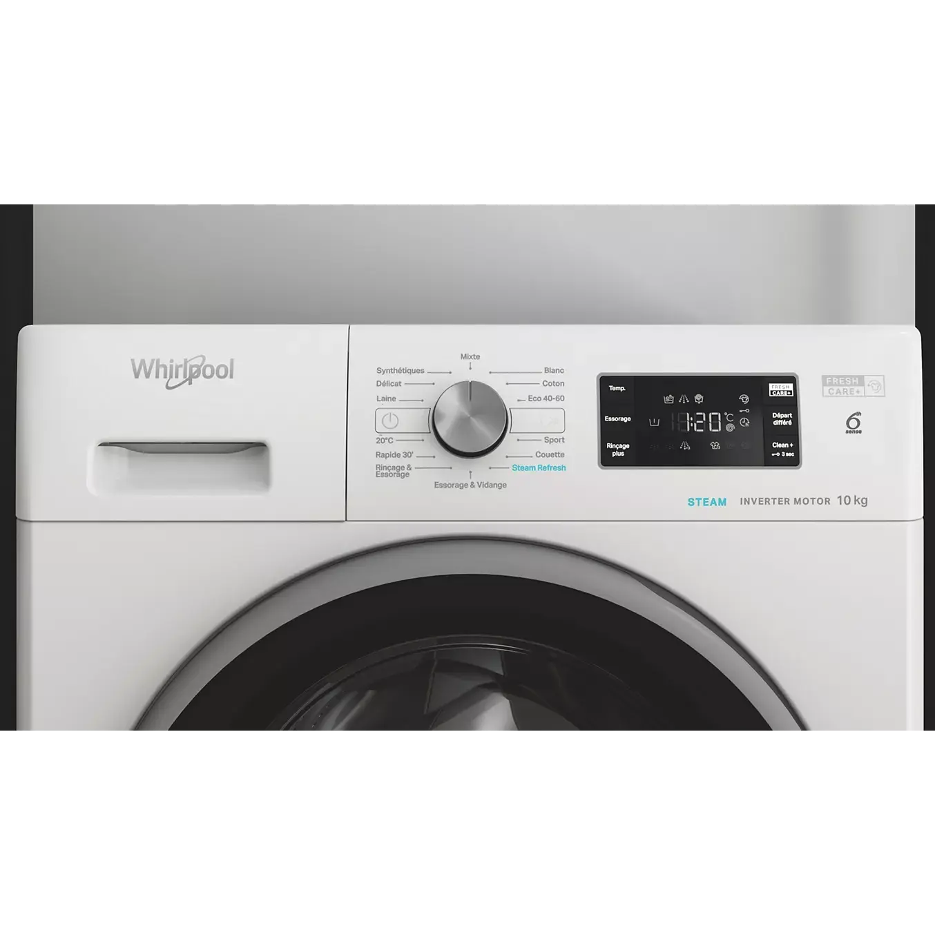 Lave linge hublot WHIRLPOOL FFBD10469BSVFR DUMANOIR