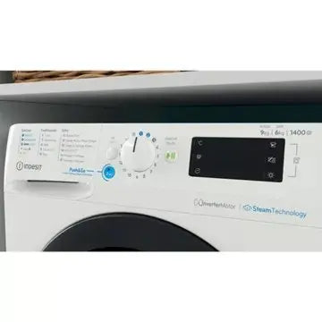 Lave linge séchant hublot  INDESIT BDE96435WKVFR