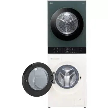 Lave linge séchant hublot  LG F214WT8GRBE Washtower