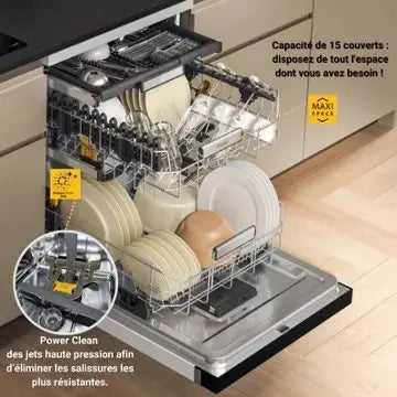 Lave vaisselle 60 cm	WHIRLPOOL	W7FHS41 MaxiSpace