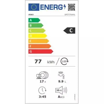 Lave vaisselle encastrable 	ASKO	DFI777UXXL