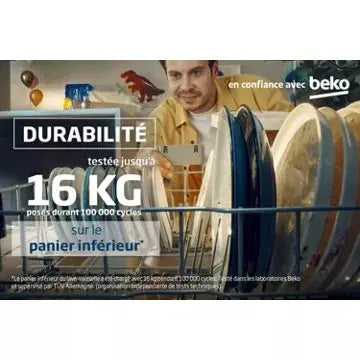 Lave vaisselle encastrable 	BEKO BDIN38571C