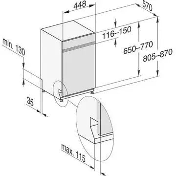 Lave vaisselle encastrable 	MIELE	G 5540 SCi IN