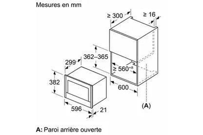 Neff Micro ondes encastrable - NR4WR21N1 DUMANOIR