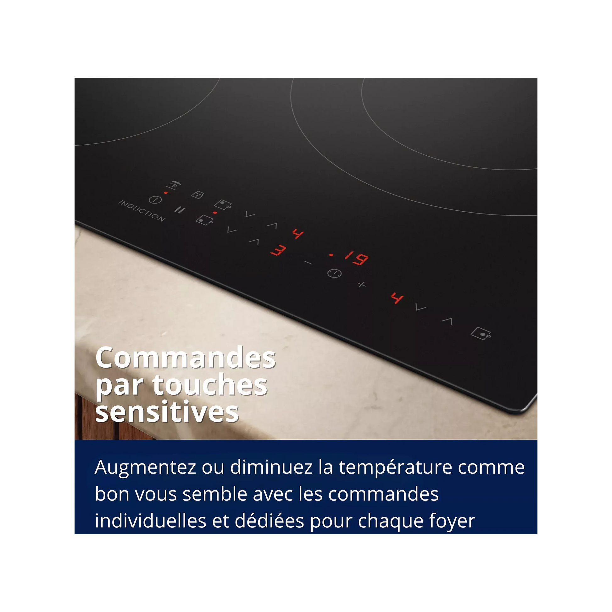 Plaque induction ELECTROLUX EIT60336CT SaphirMatt SE DUMANOIR