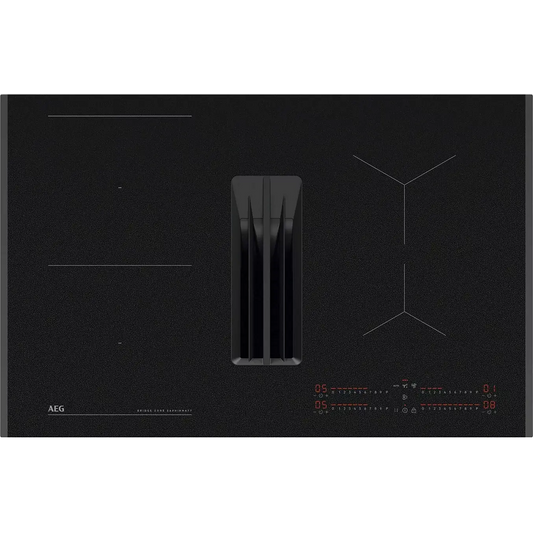 Plaque induction aspirante AEG TH84CB03FZ SaphirMatt DRUTEL ELECTRO