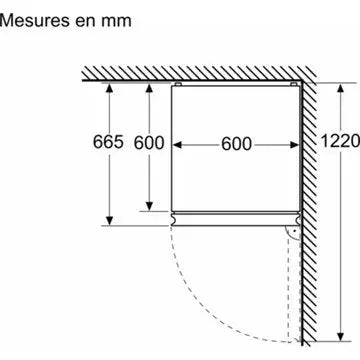 Réfrigérateur combiné							SIEMENS				KG39NAXCF HyperFresh <0 °C>