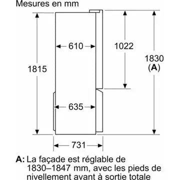 Réfrigérateur multi portes	SIEMENS	KF96DPXEA