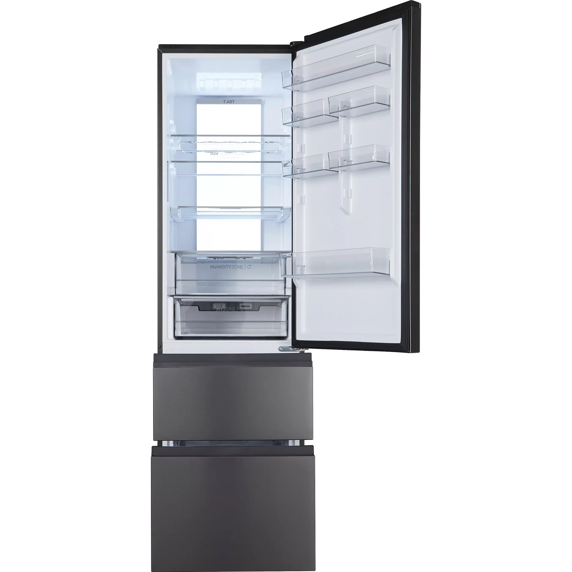 Réfrigérateur combiné HAIER HTW7620CNMP DUMANOIR