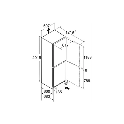 Réfrigérateur combiné LIEBHERR CND5723-20 DUMANOIR