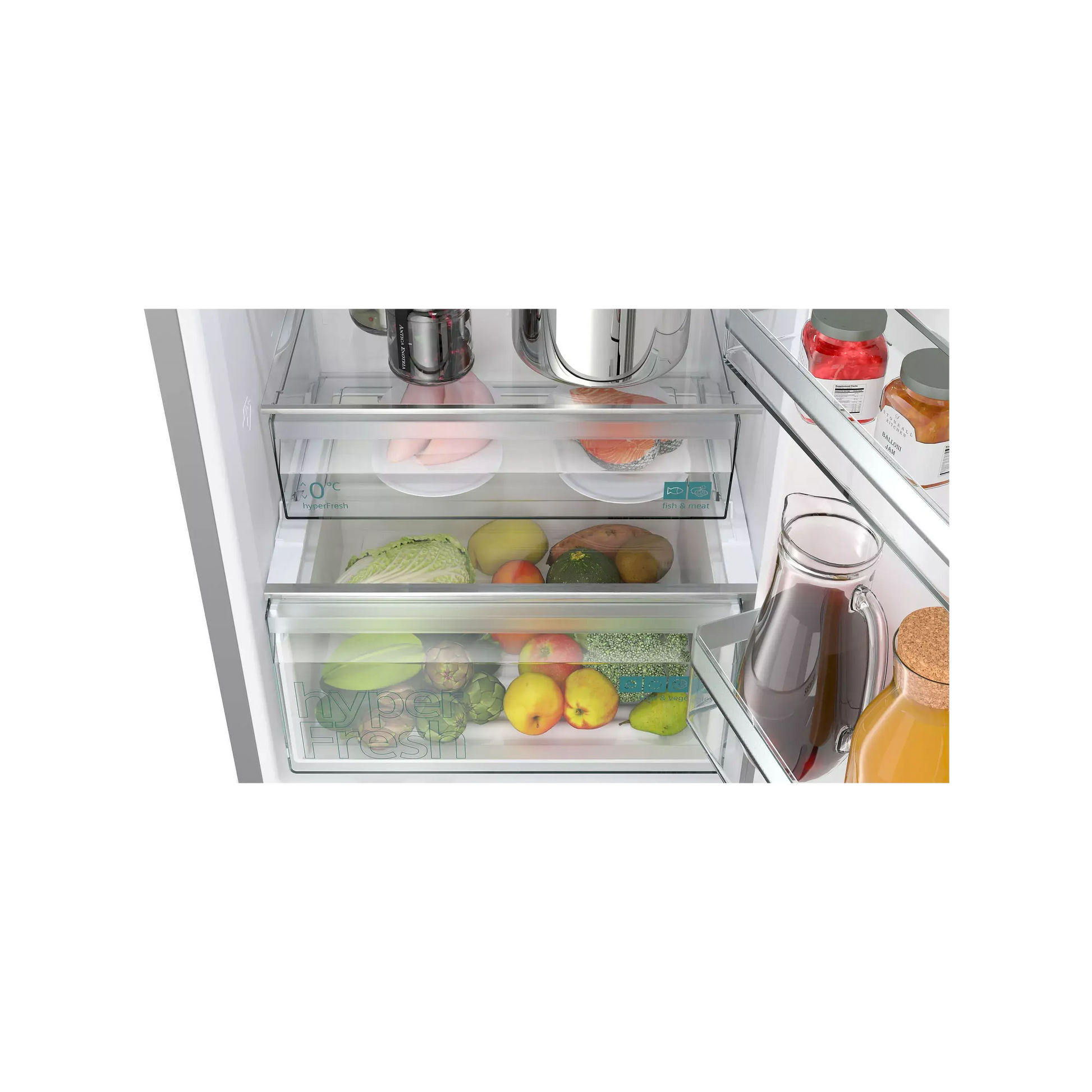 Réfrigérateur combiné SIEMENS KG36N2IBF iQ300, Tiroirs hyperFresh 0° DUMANOIR