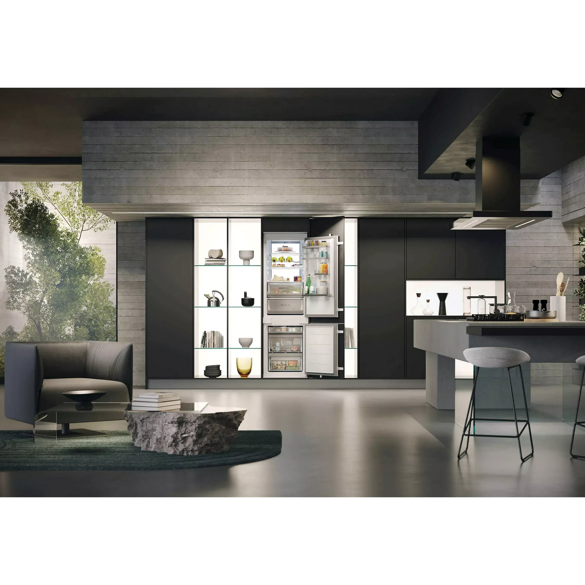 Réfrigérateur combiné encastrable HAIER HBW7518C DUMANOIR